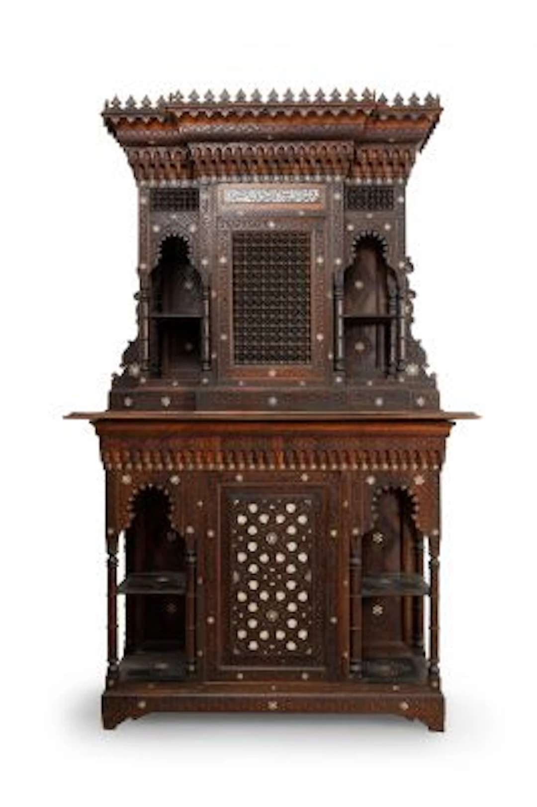 Gabinete damasceno. Siria, probablemente Damasco, s. XIX.