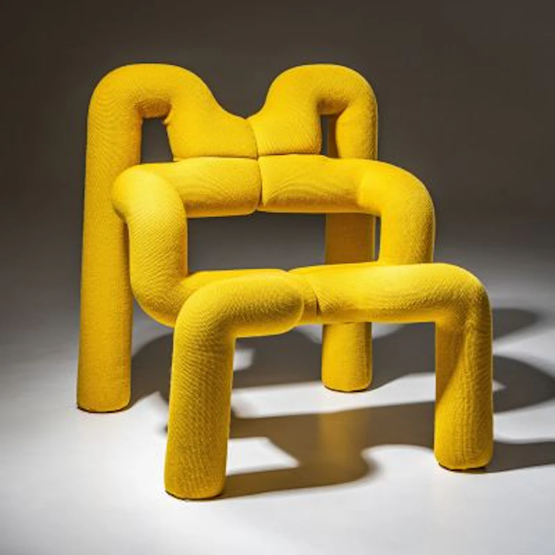 Terje Ekstrøm. Sillón “Ekstrem”, Noruega, años 80.