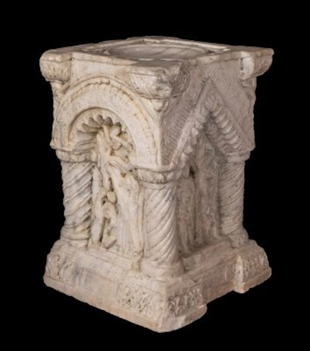 Pila litúrgica, Italia meridional o Sicilia, s. XII-XIII