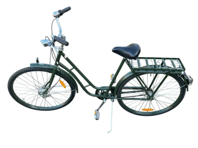 A retro Kronan bicycle based on the post-war cargo Swedish military