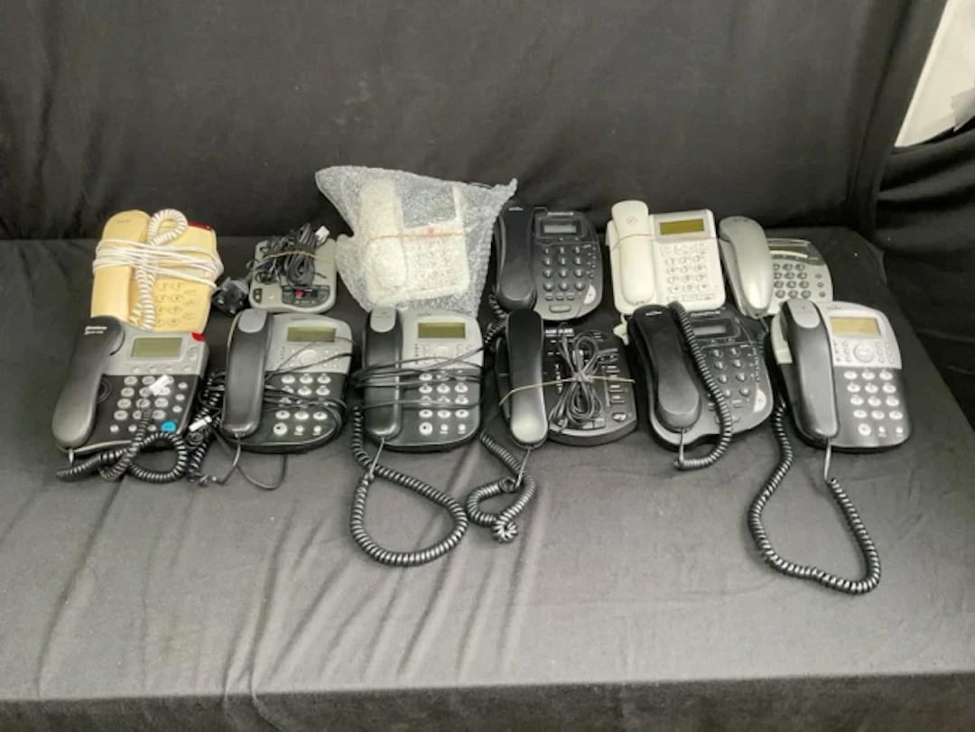 Miscellaneous telephones including Binatone models Speakerphone 200