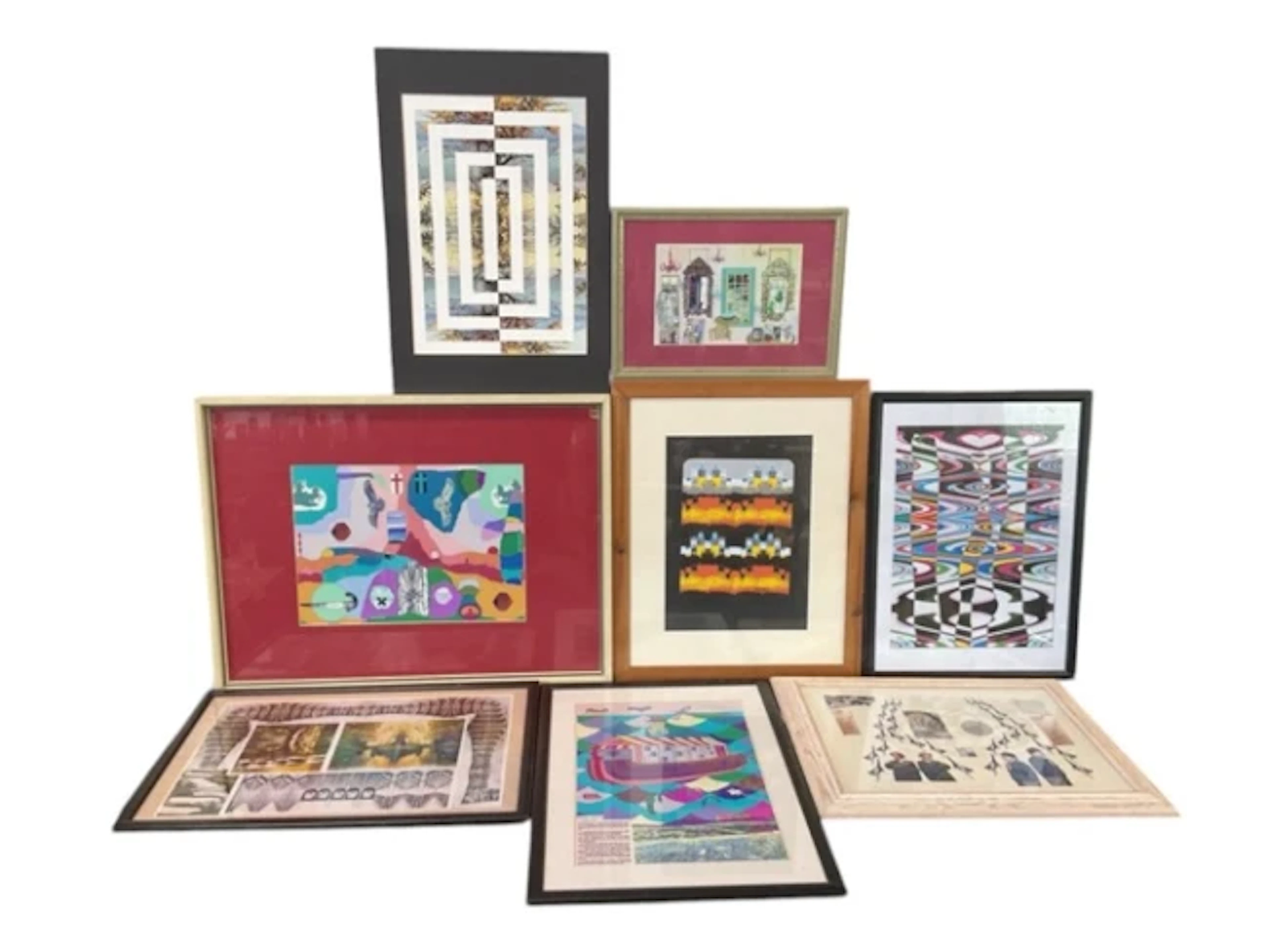 Bolwell Andrews, eight original prints & photomontages, all mounted