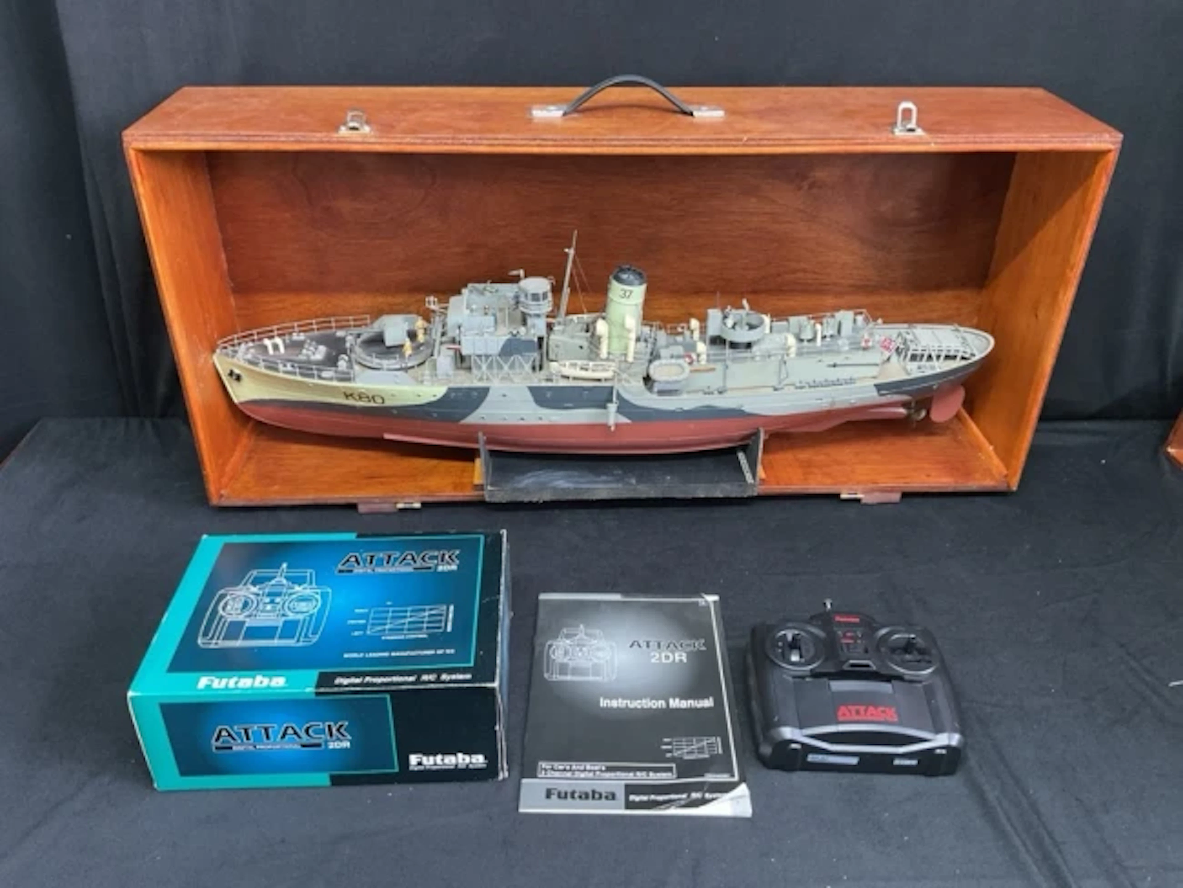 A detailed radio controlled model of Flower Class corvette K80 HMS