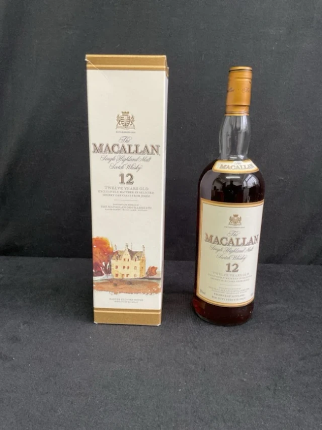 A boxed bottle of The Macallan 12 year old sherry cask matured single
