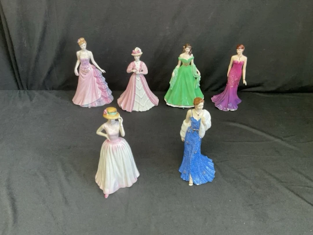 Porcelain ladies - Coalport Isabella 2006, Emily for Ringtons, Elissa