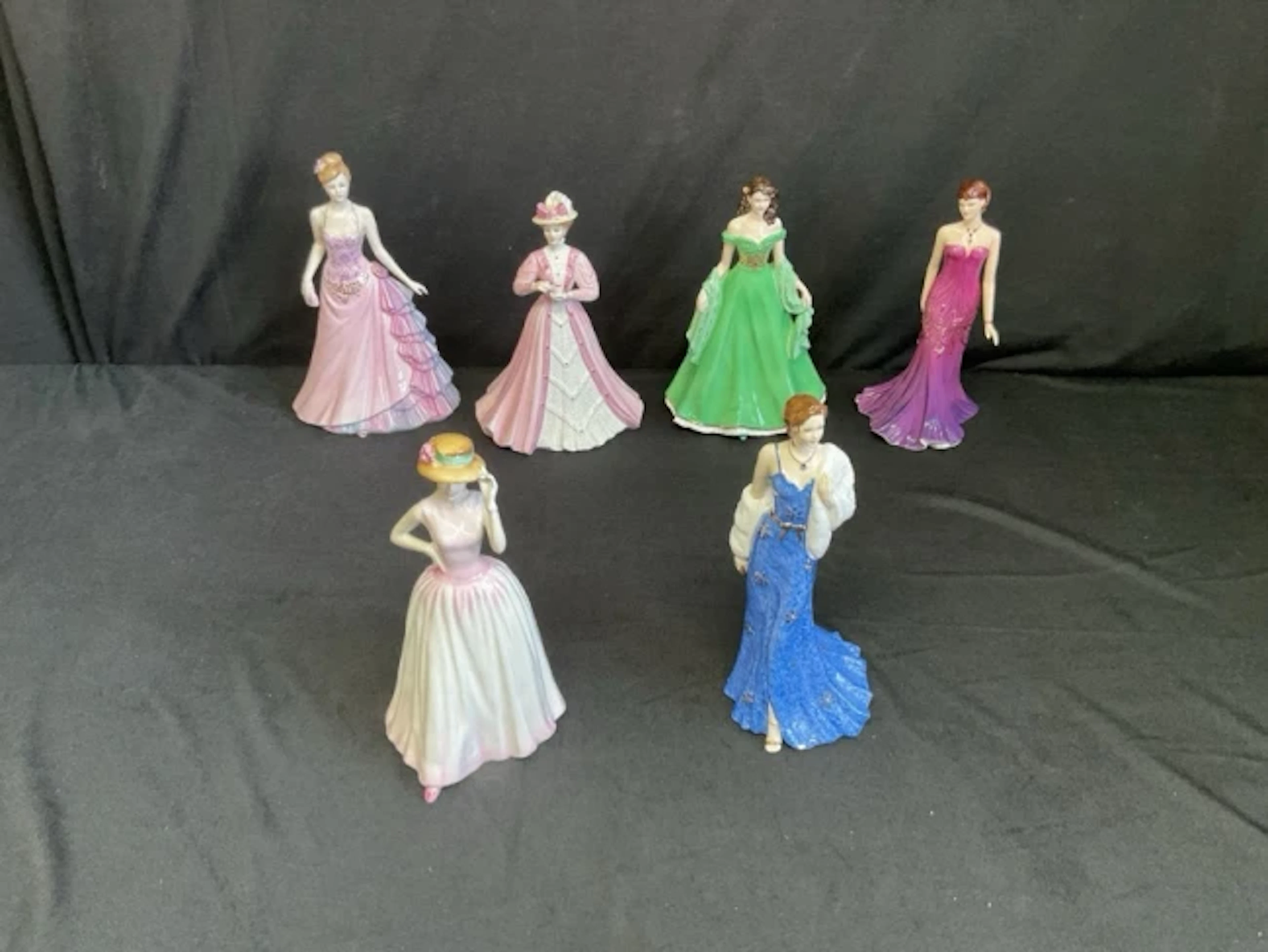 Porcelain ladies - Coalport Isabella 2006, Emily for Ringtons, Elissa