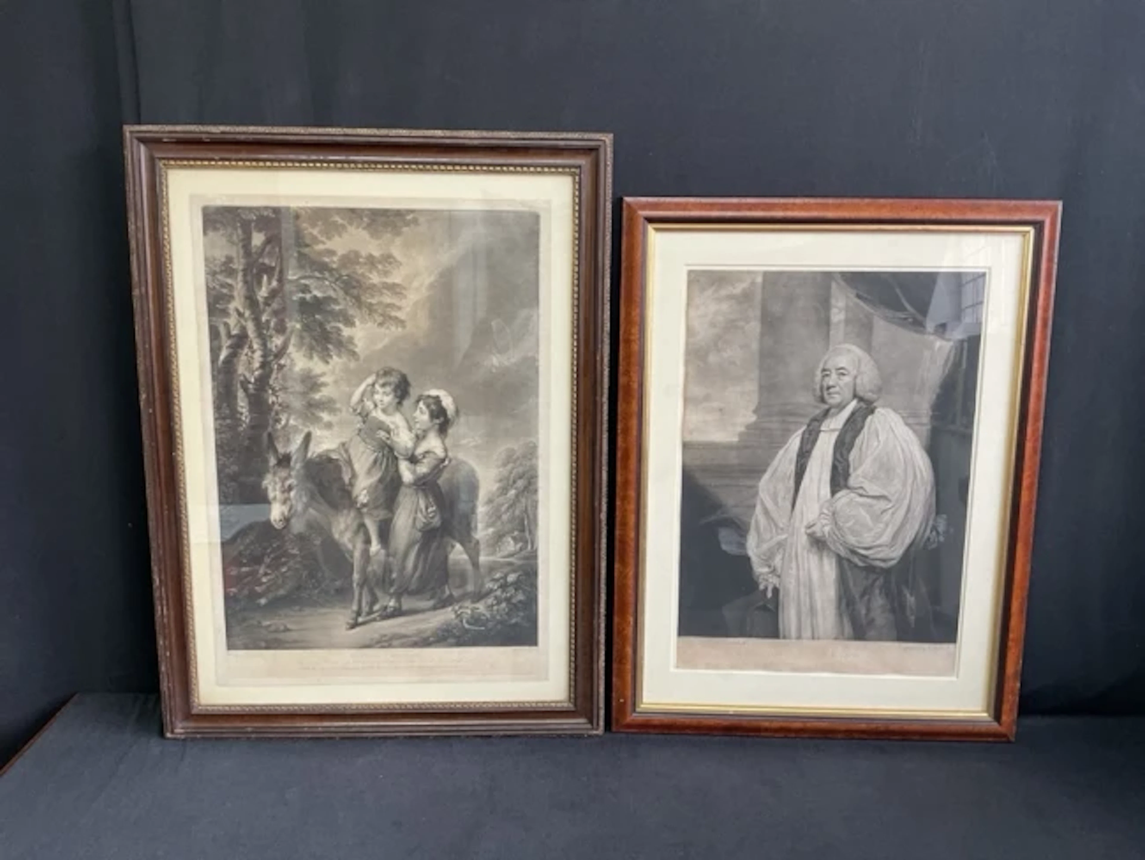 Thomas Gainsborough, mezzotint titled Cottage Children published in