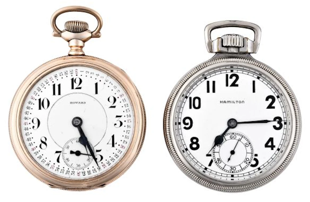 A lot of two pocket watches