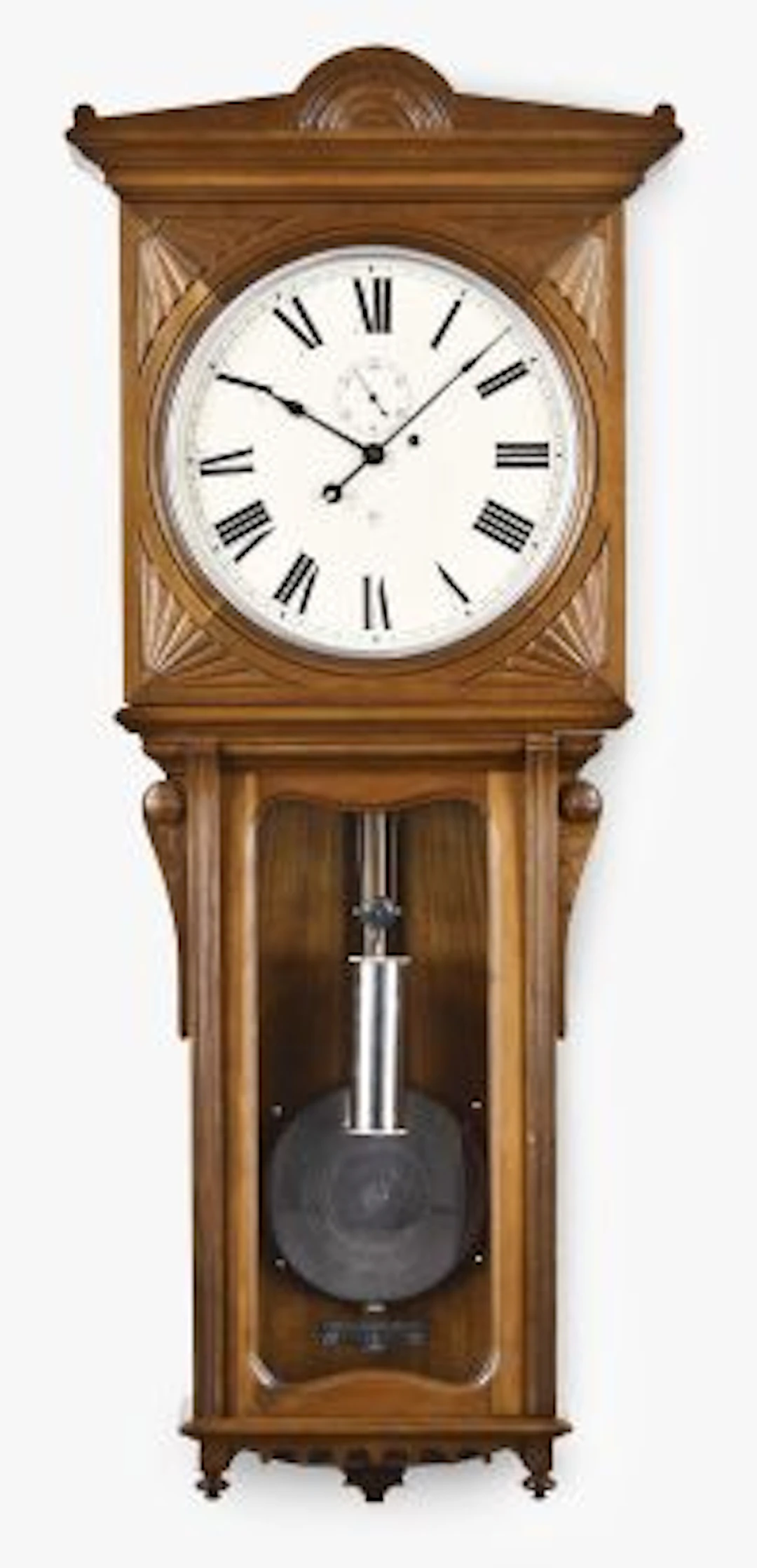A Seth Thomas Regulator No. 8 wall clock