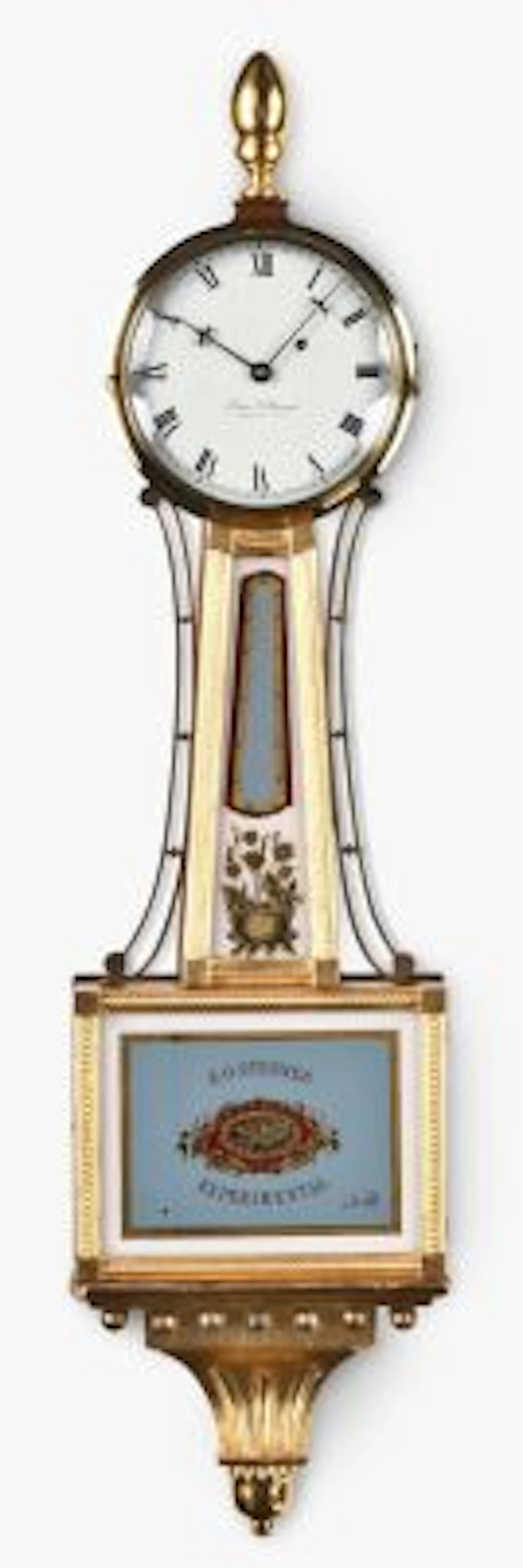 A rare Elmer Stennes Experimental presentation banjo clock