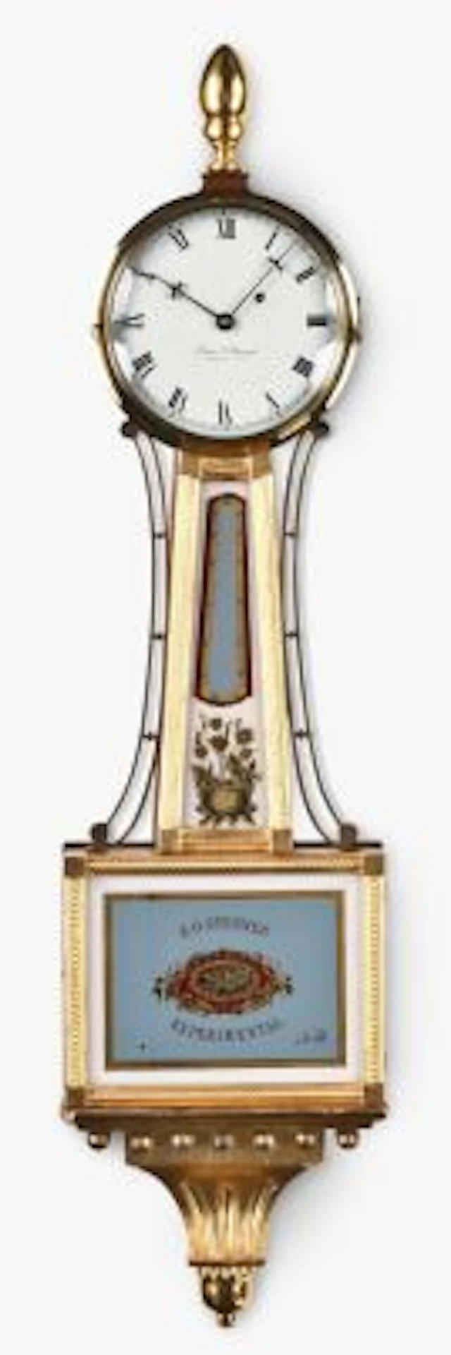 A rare Elmer Stennes Experimental presentation banjo clock