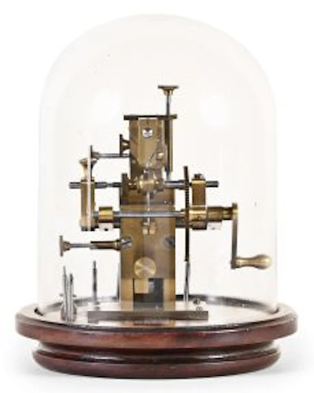 A mid 20th century German watchmaker's rounding up tool retailed by