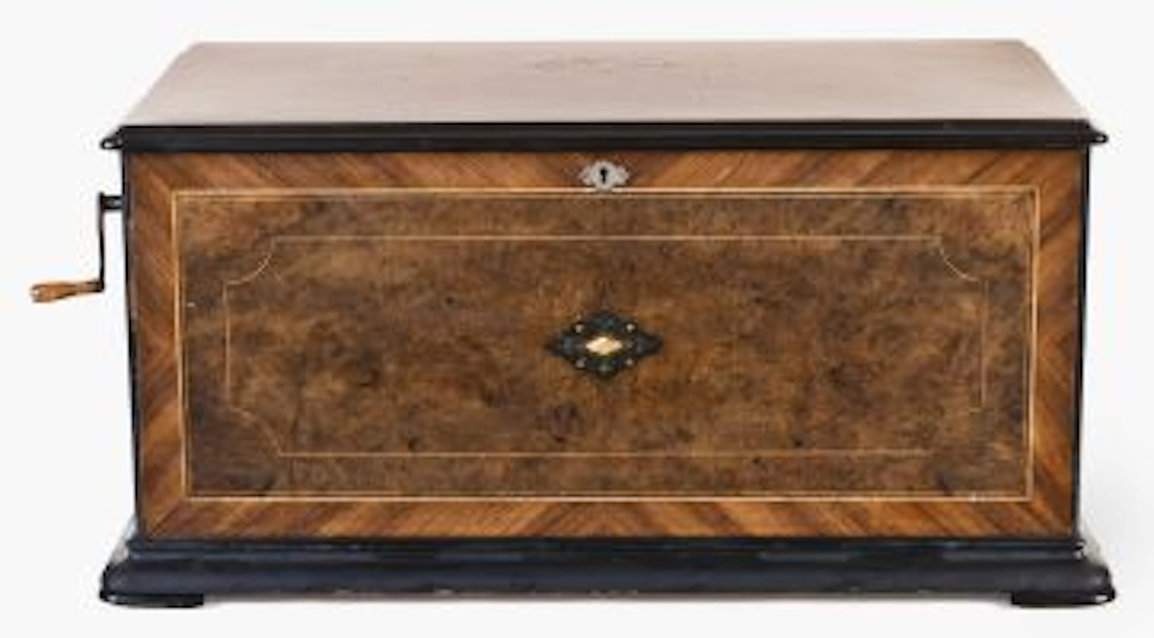 A large late 19th century Swiss orchestral music box