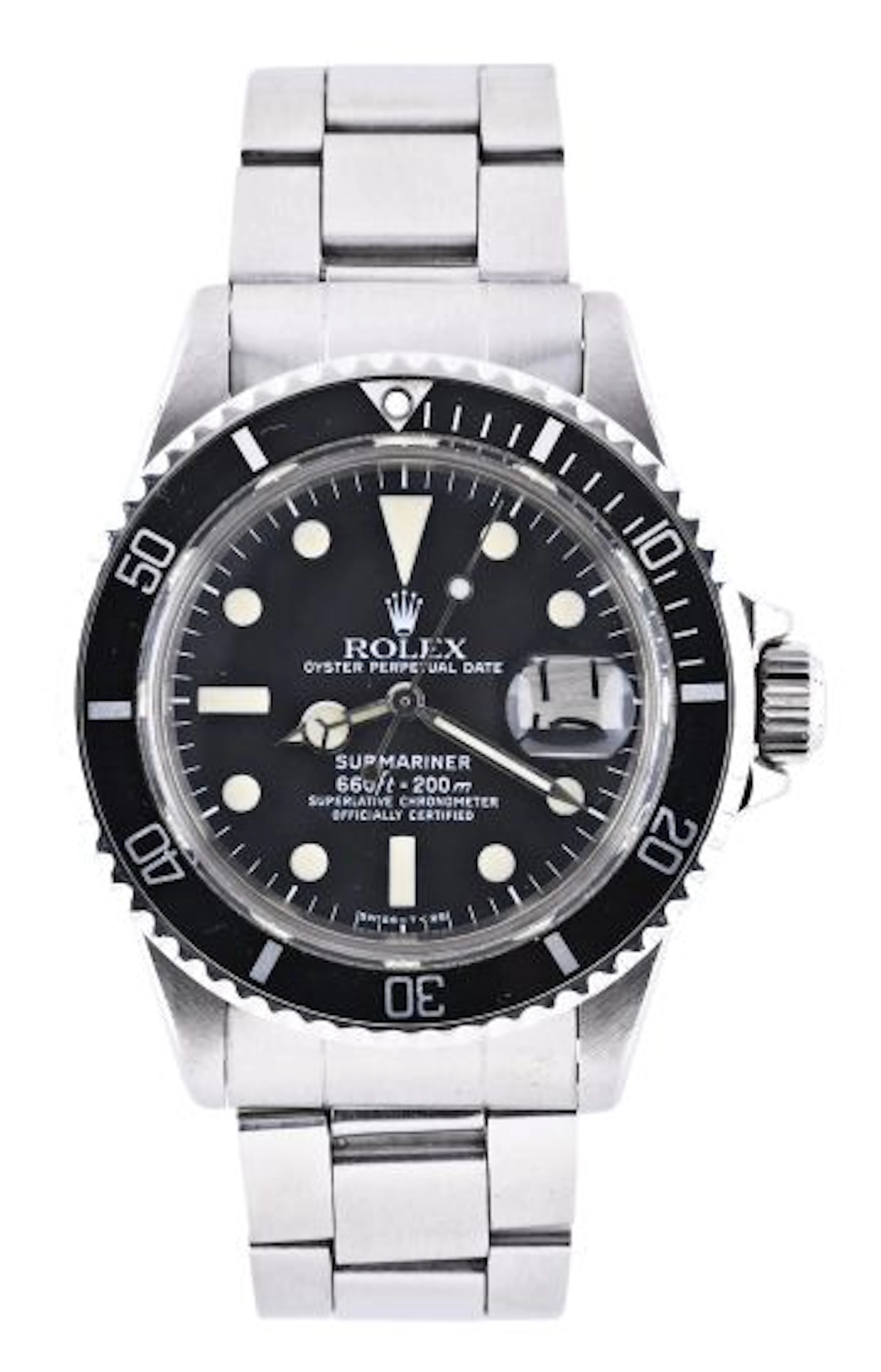 A late 20th century Rolex ref. 1680 Submariner wrist watch