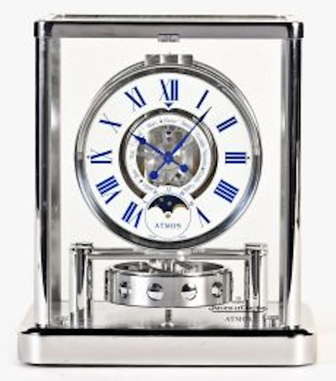 An early 21st century Atmos ref.5112202 Classic Phases de Lune mantel clock