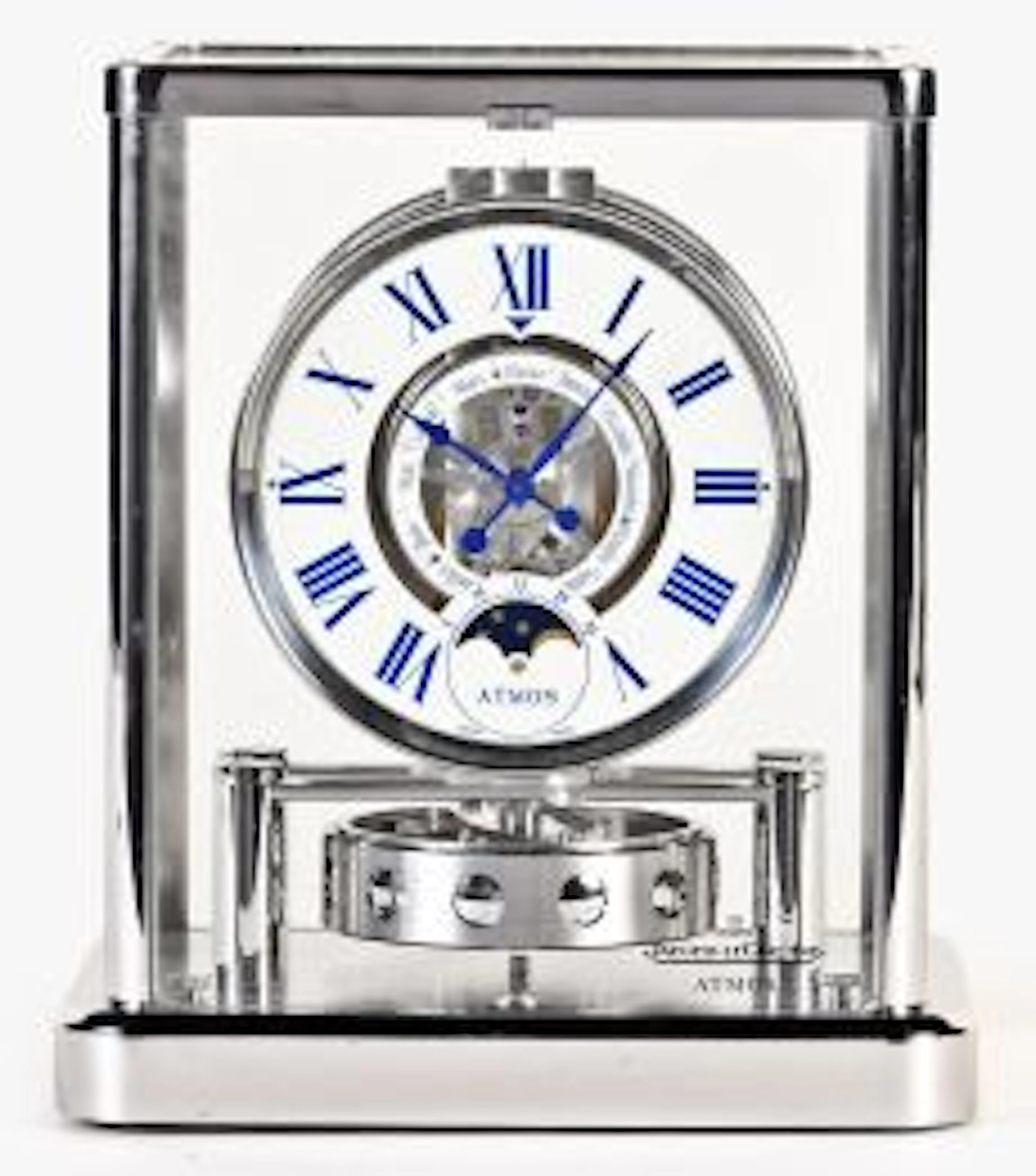 An early 21st century Atmos ref.5112202 Classic Phases de Lune mantel clock