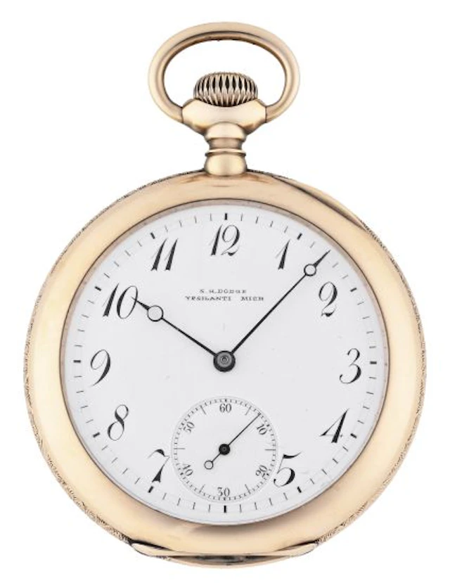 A late 19th century Patek Philippe pocket watch for S.H. Dodge