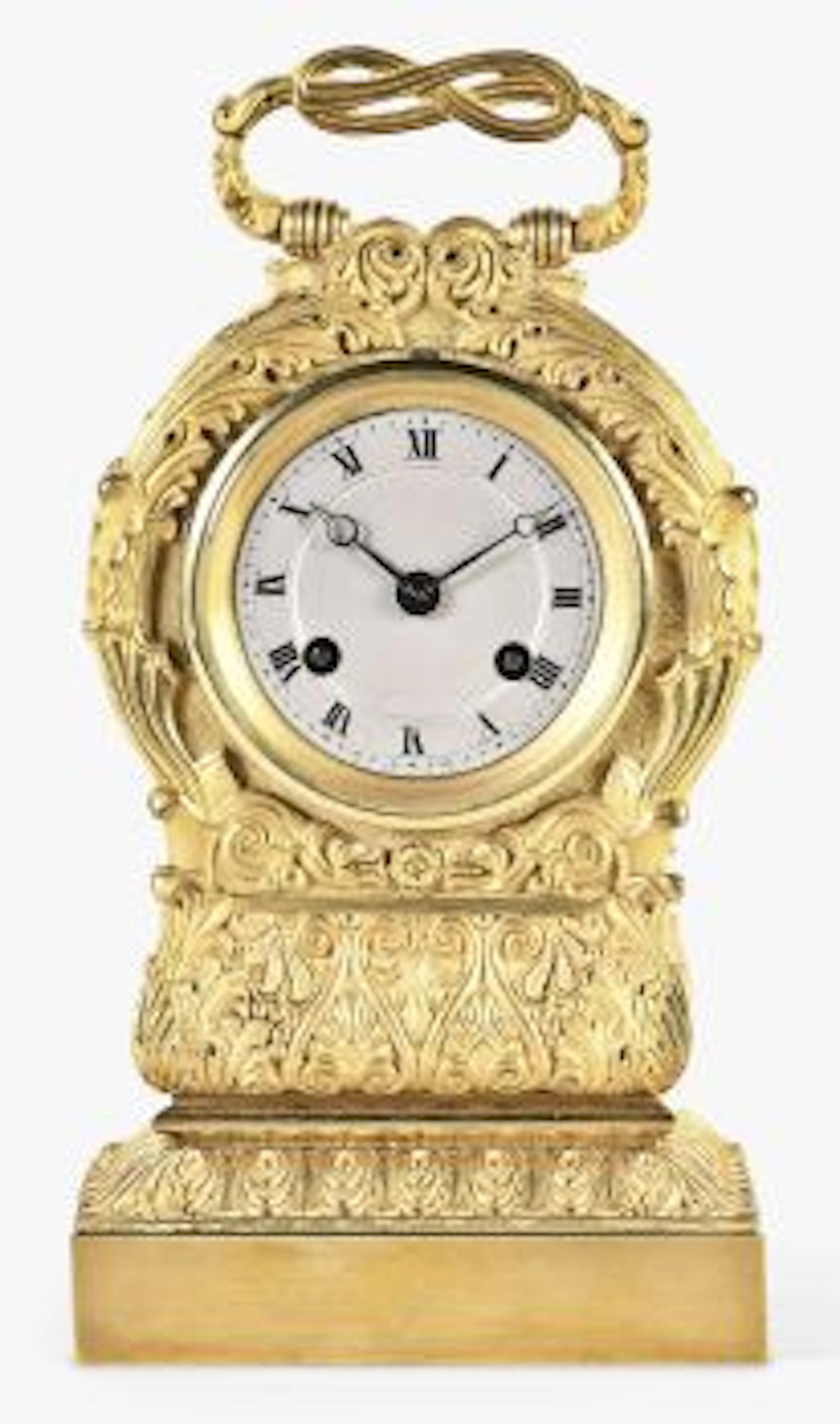 A very attractive mid 19th century pendule portative by Garnier signed