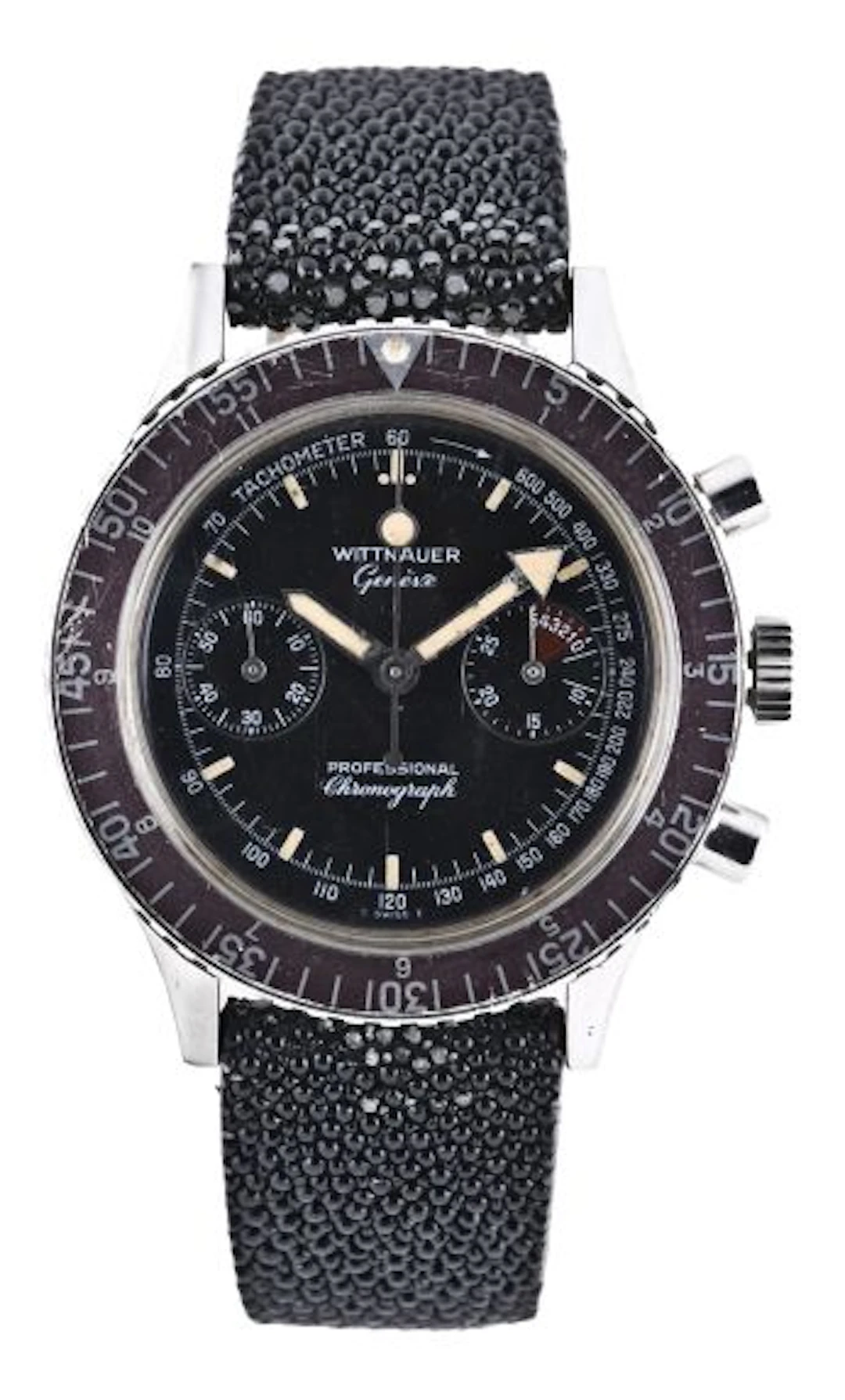A mid 20th century Wittnauer ref. 238T 7004A wrist chronograph