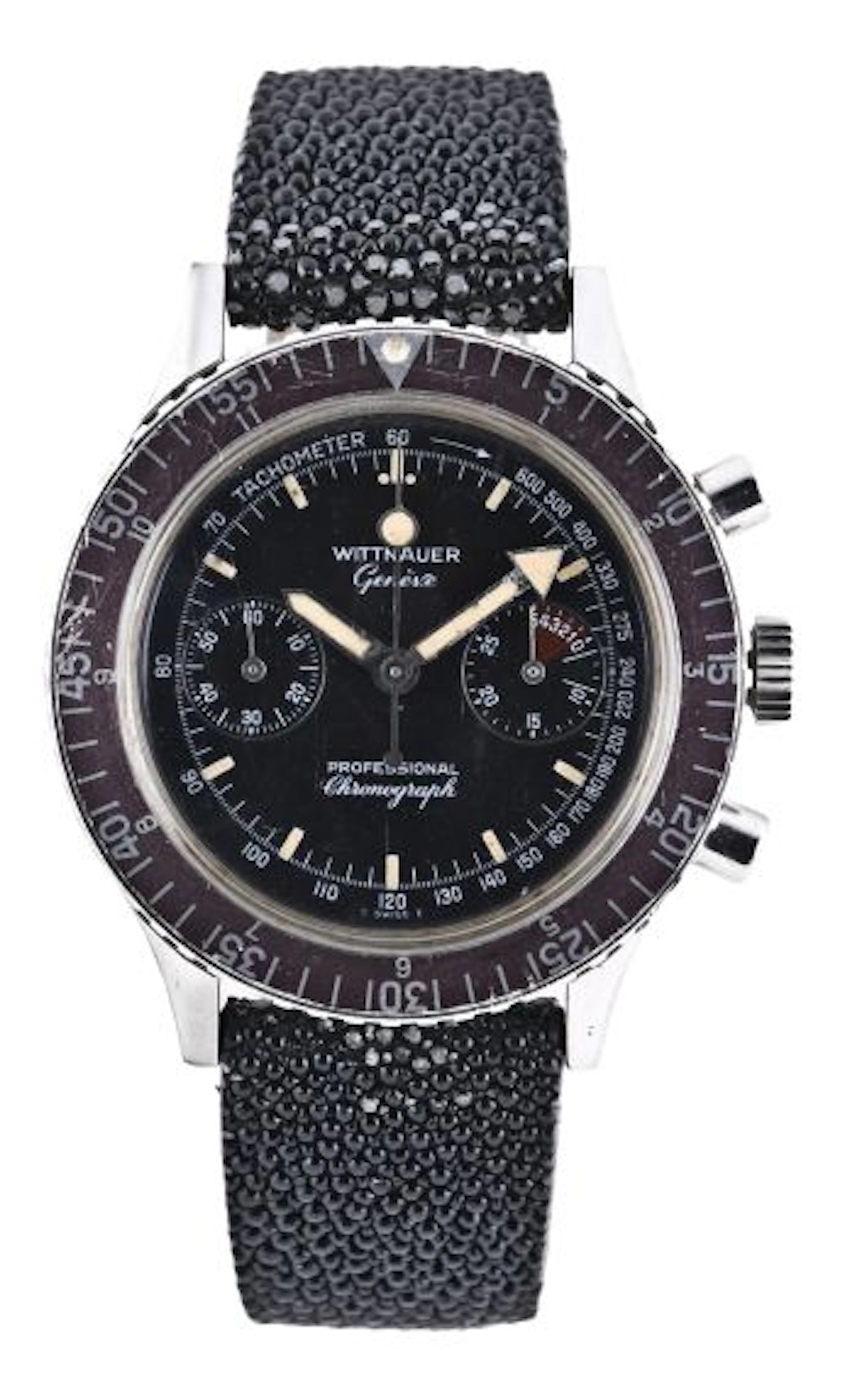 A mid 20th century Wittnauer ref. 238T 7004A wrist chronograph