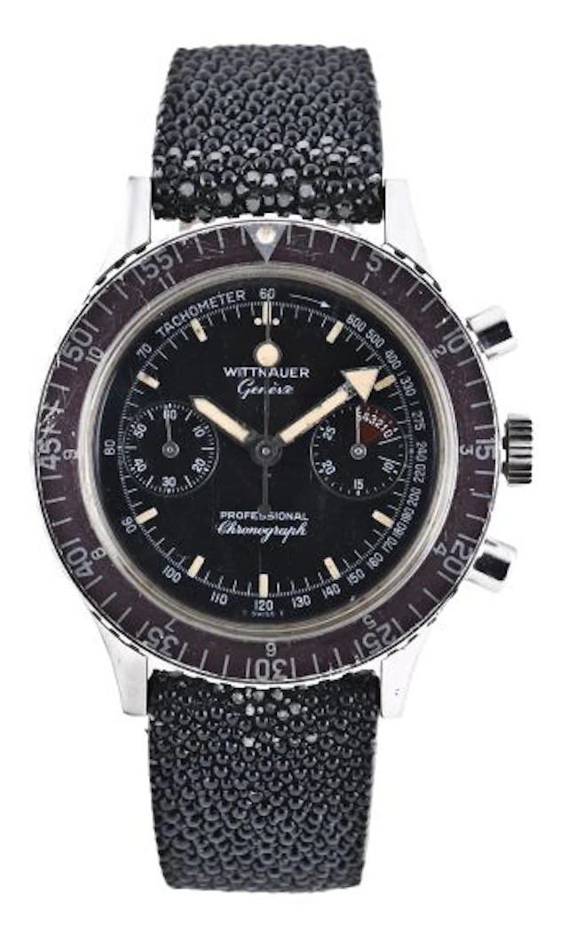 A mid 20th century Wittnauer ref. 238T 7004A wrist chronograph