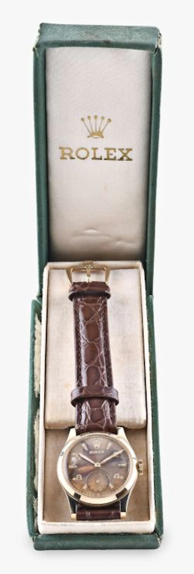 A mid 20th century gold Rolex wrist watch