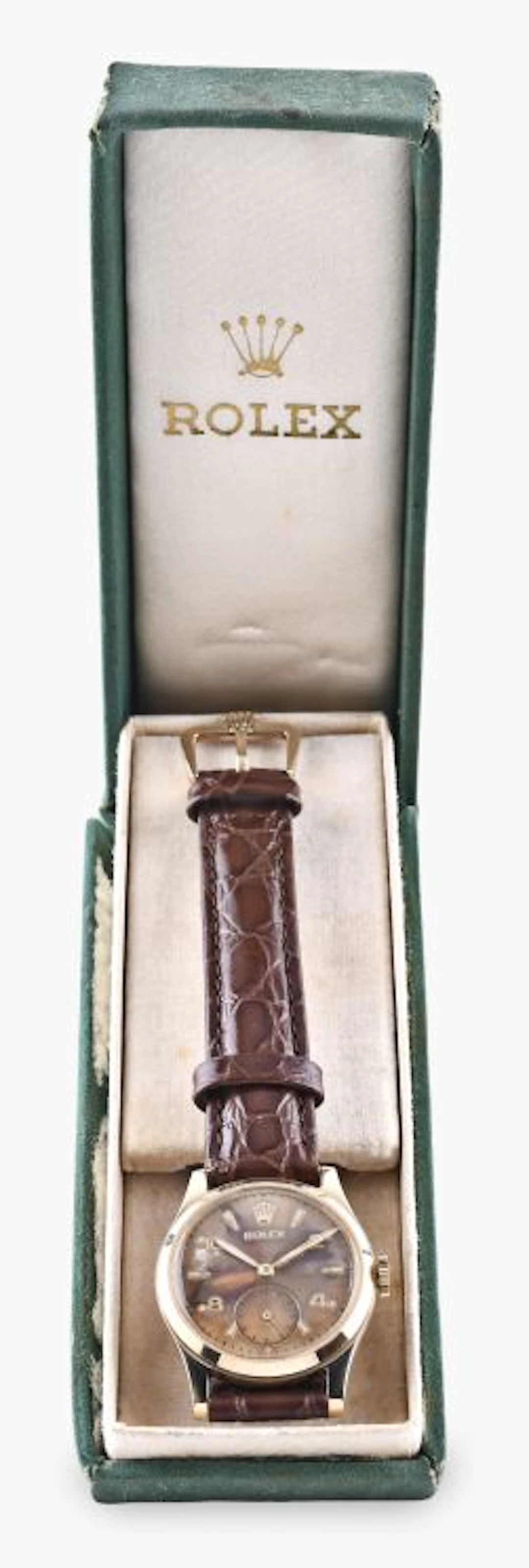 A mid 20th century gold Rolex wrist watch