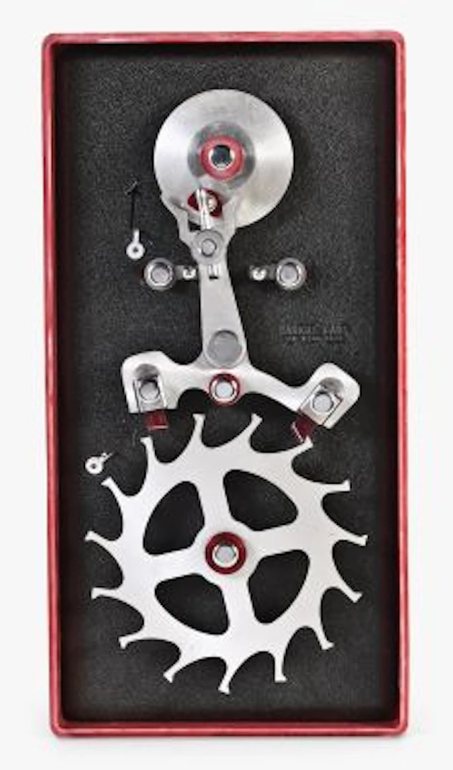 A mid 20th century Barkus Labs lever escapement teaching model