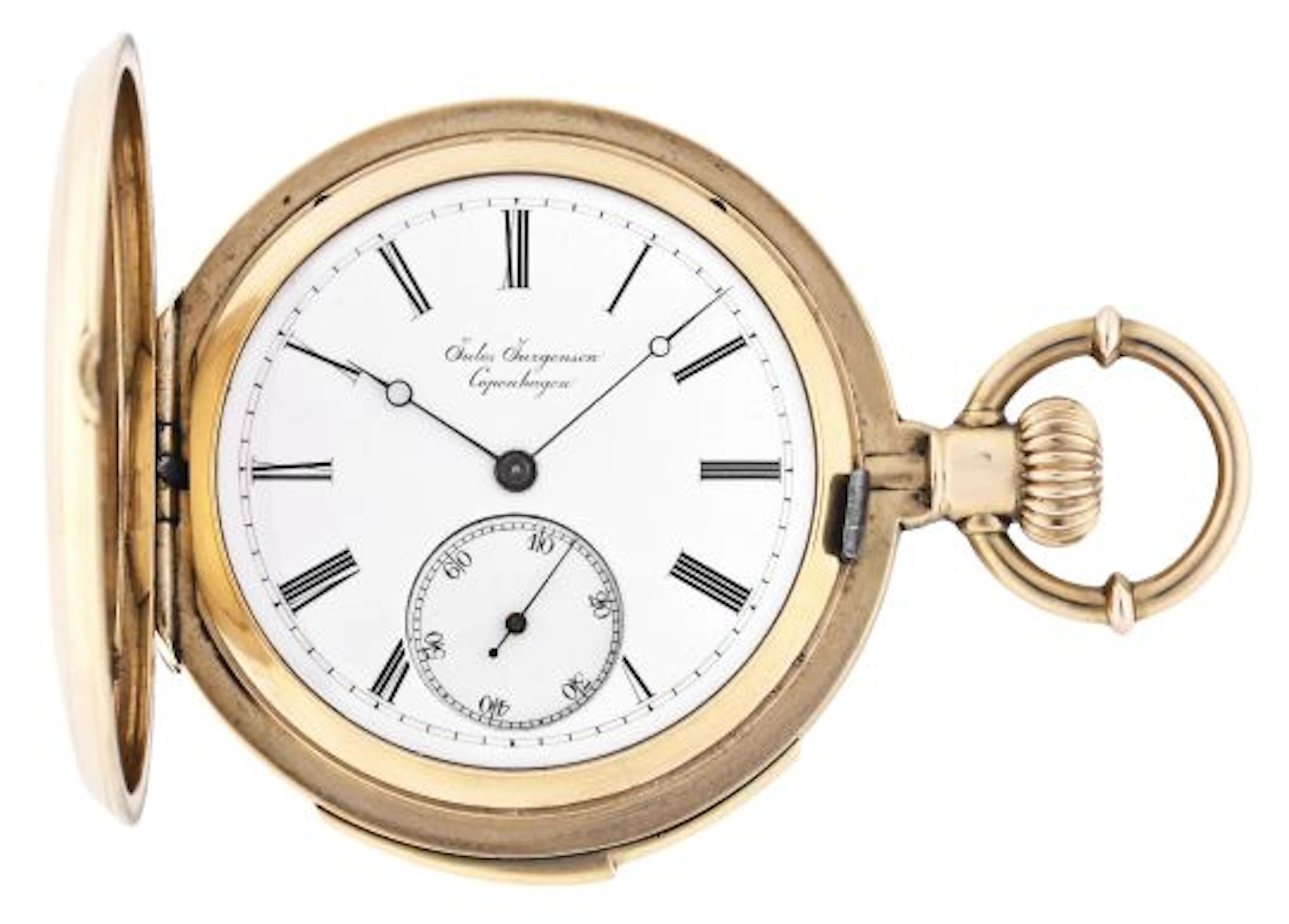 A good late 19th century five minute repeating pocket watch by Jules Jurgensen