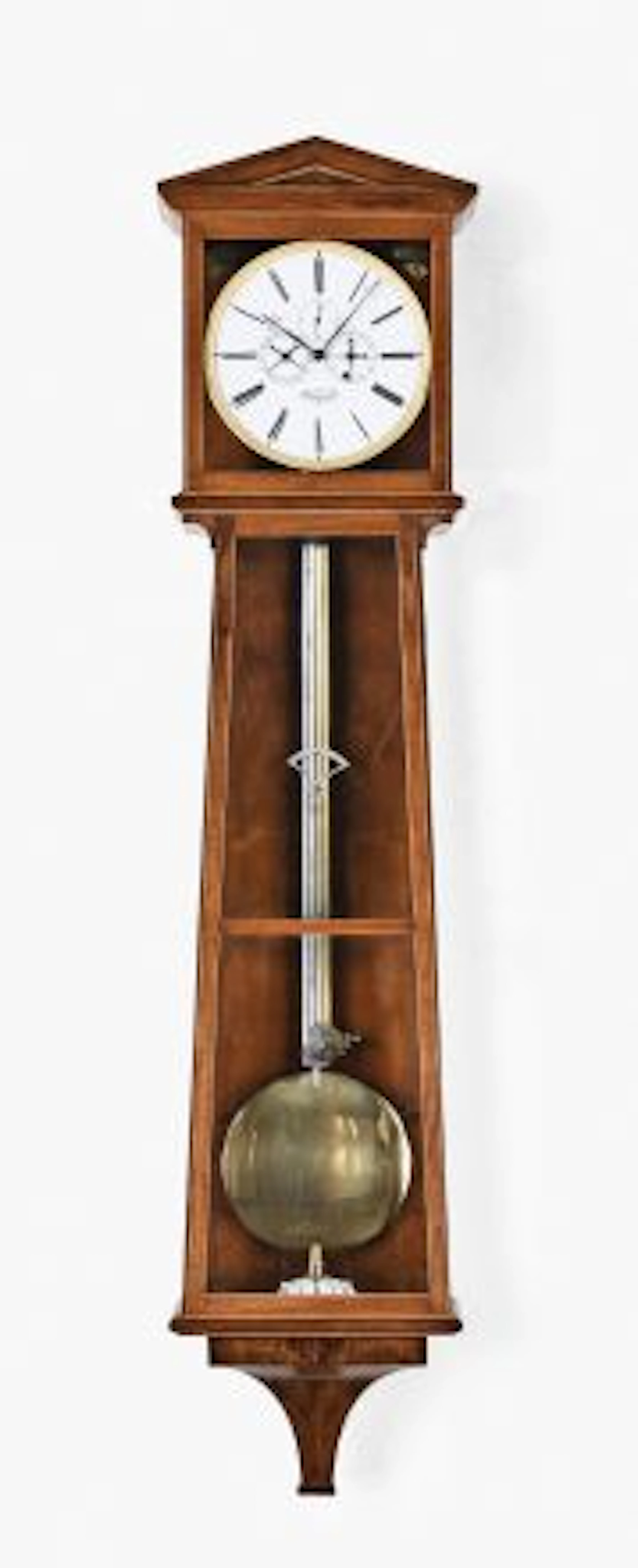 A fine and rare 19th century two month laterndluhr with perpetual