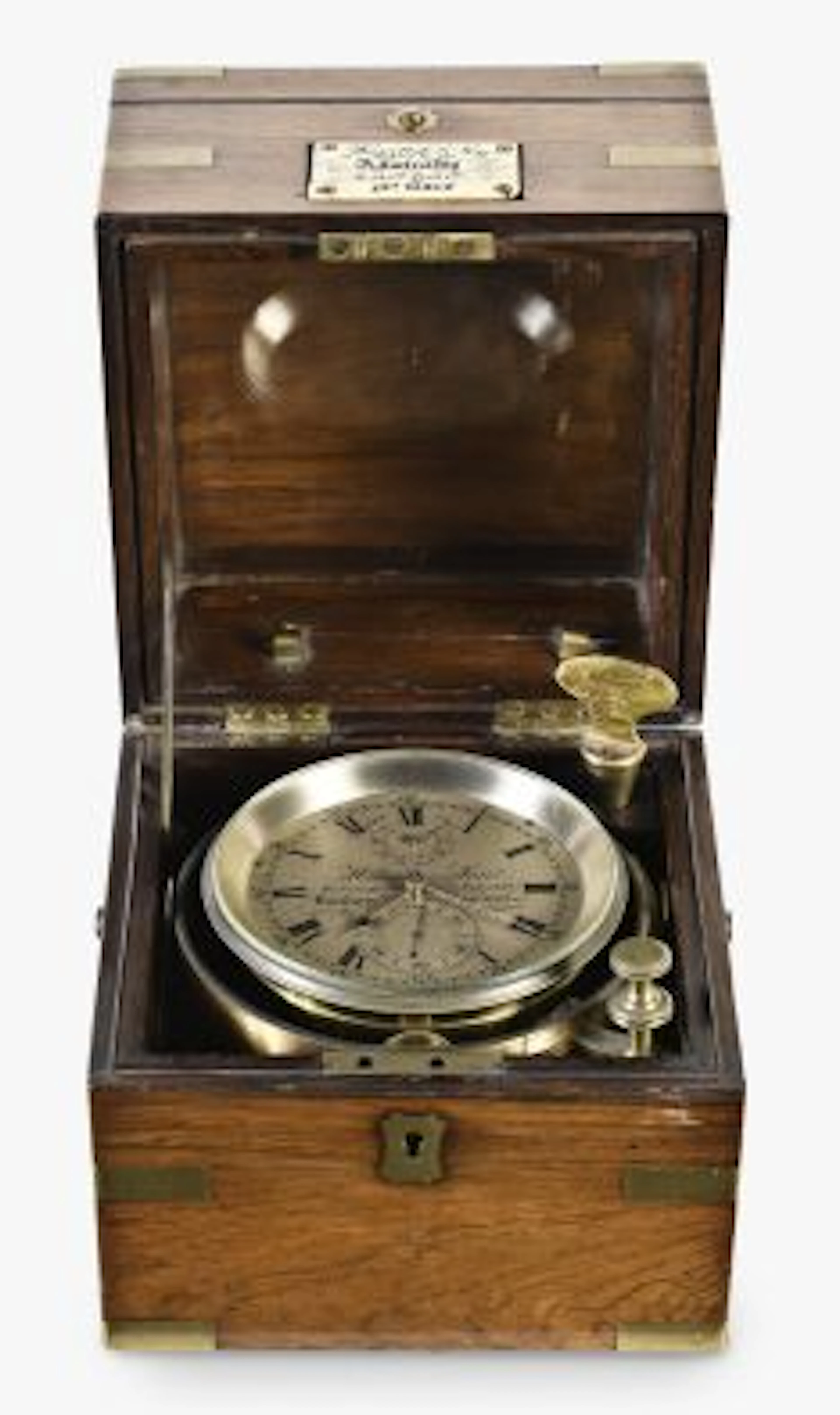 A mid 19th century two day marine chronometer by Hewitt & Son