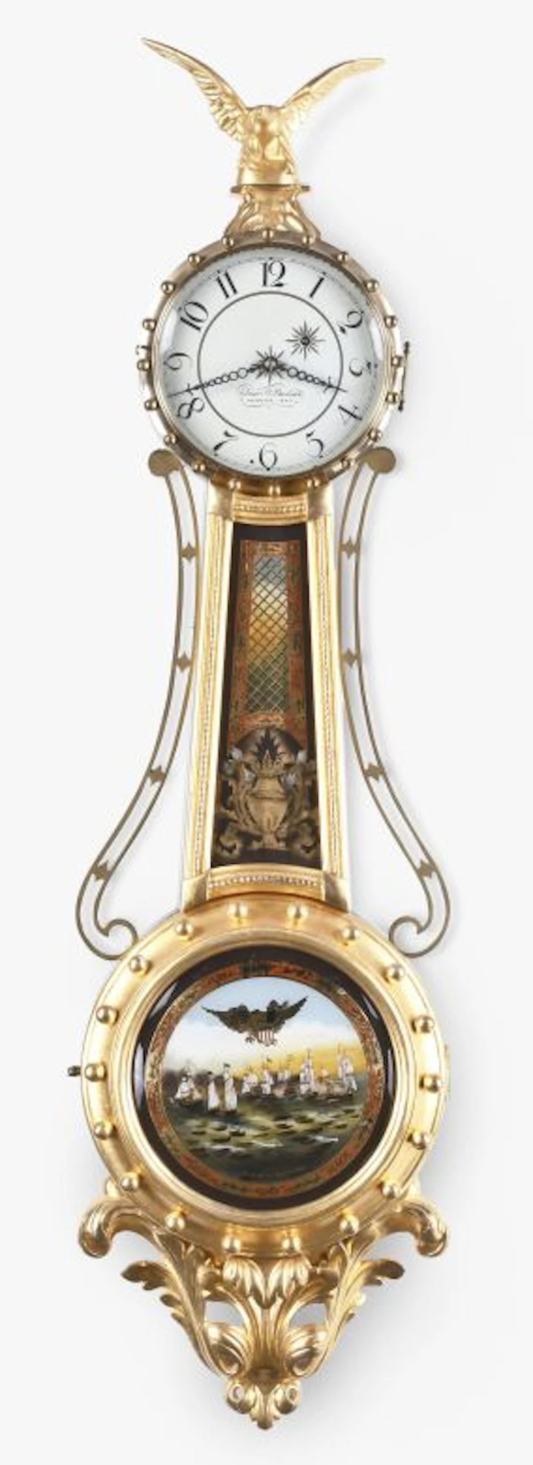 Elmer Stennes Girandole wall clock