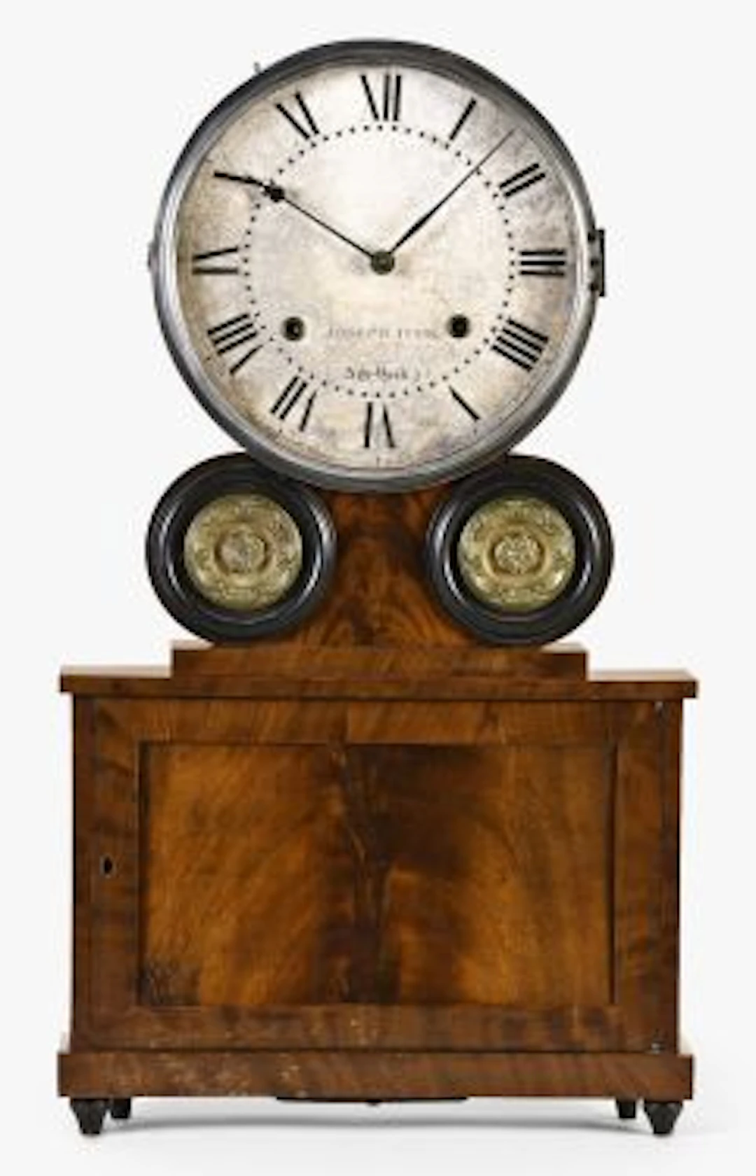 An early 19th century Brooklyn model shelf clock by Joseph Ives