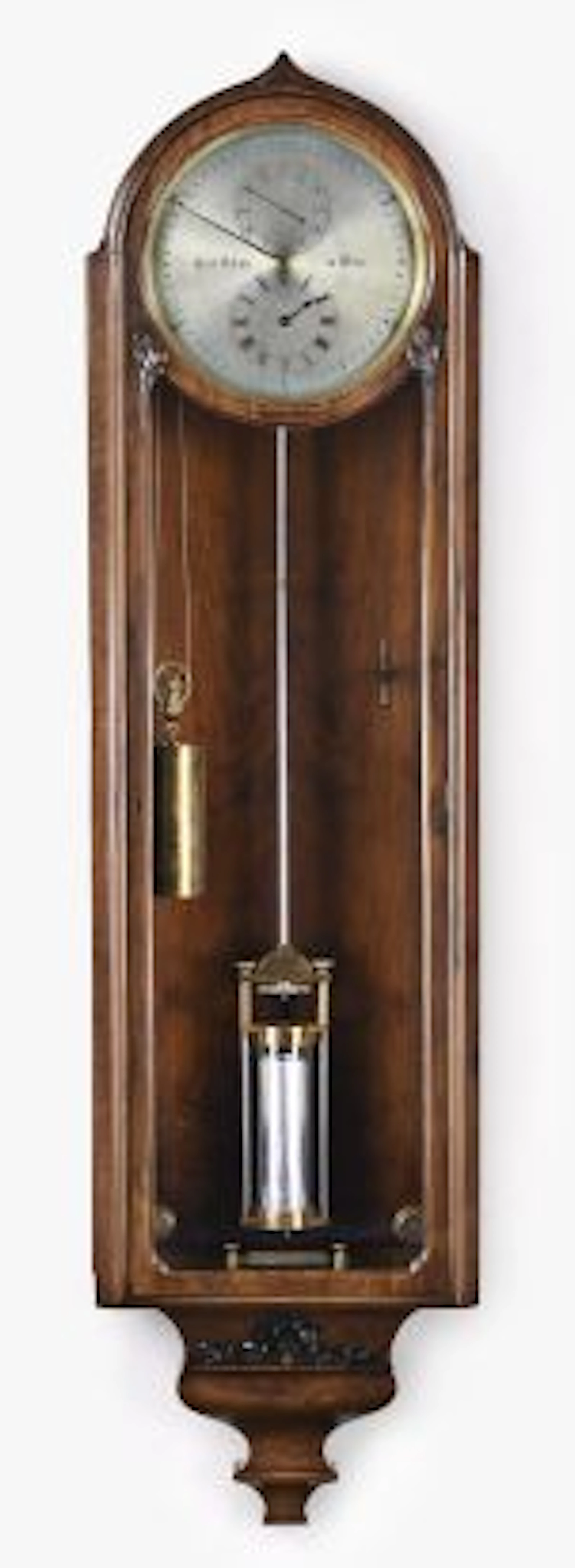 A fine late 19th century precision regulator with Arzberger's escapement