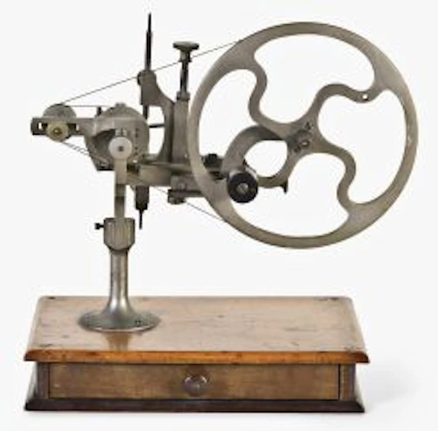 A late 19th - early 20th century Swiss nickel plated rounding up tool
