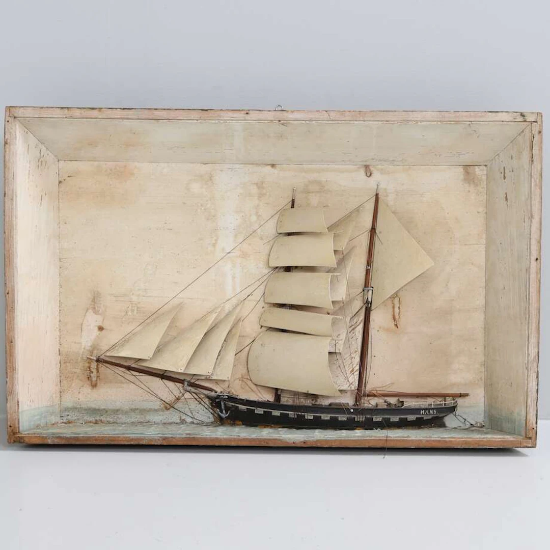 Skeppsdiorama