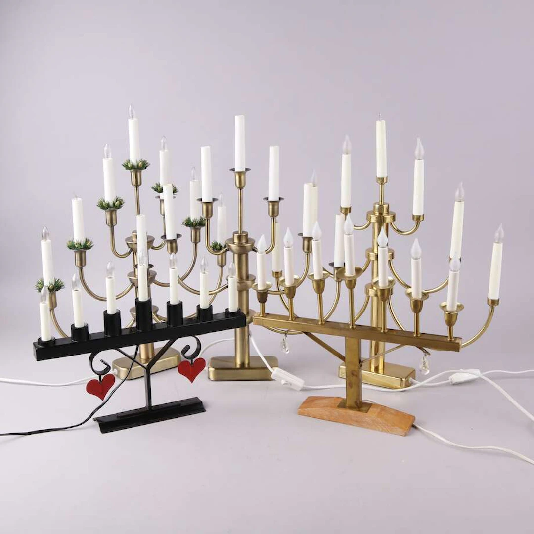 Adventsljusstakar