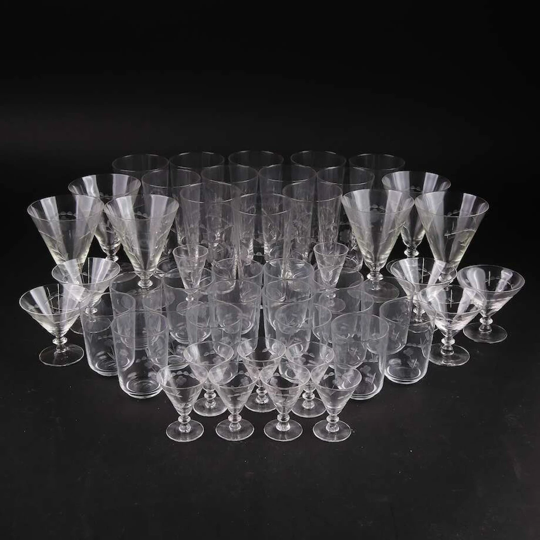 Glasservisdelar