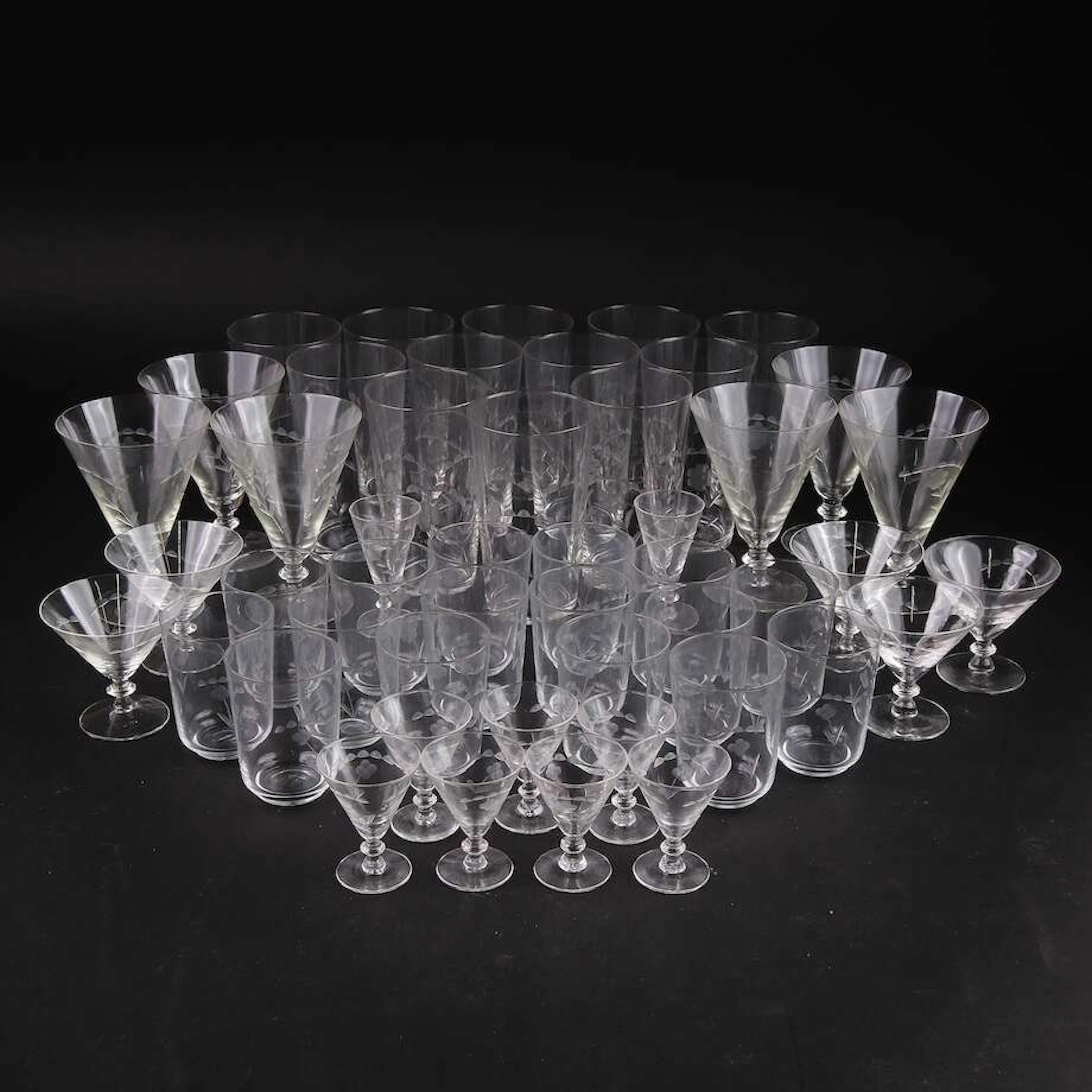 Glasservisdelar