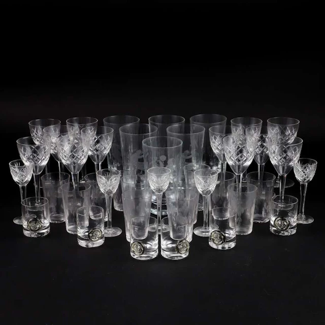 Glasservisdelar