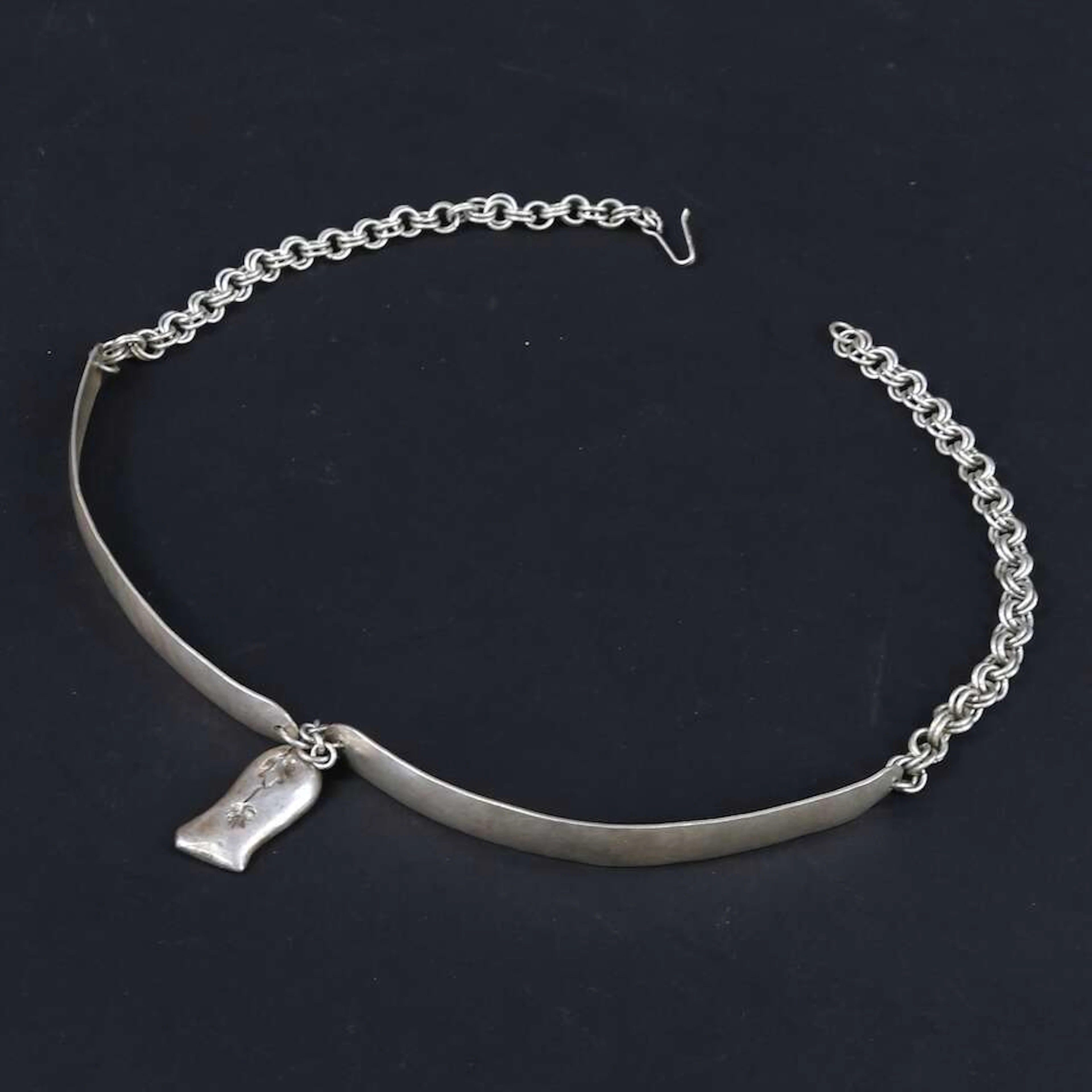 Silverhalsband
