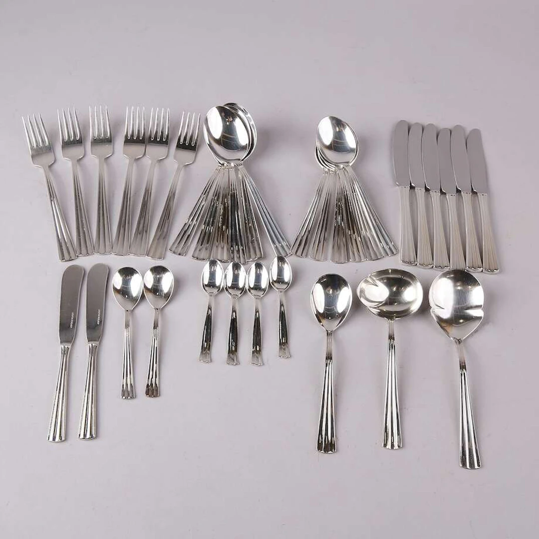 Nysilverbestick Birgitta