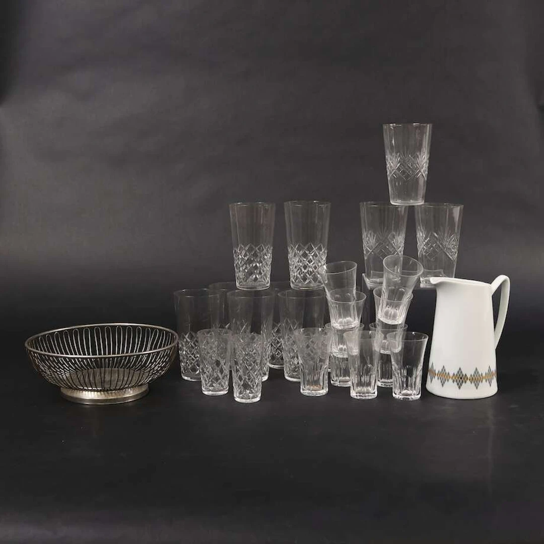 Glasservisdelar