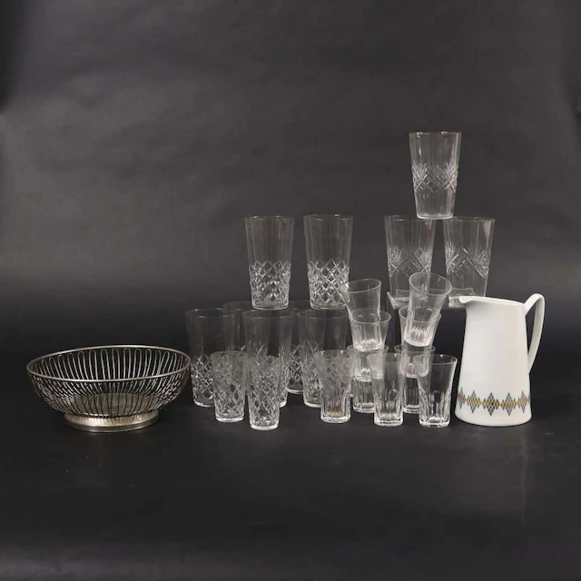 Glasservisdelar