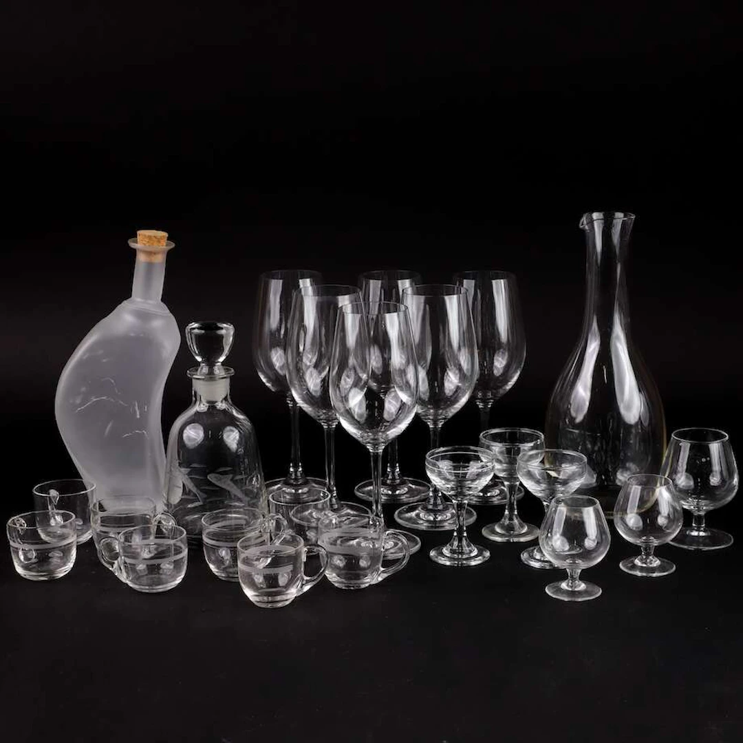 Glasservisdelar