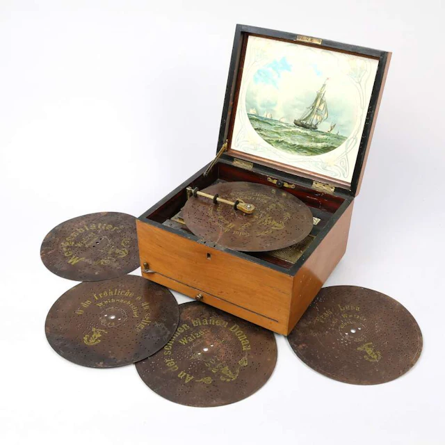 Polyphon/speldosa
