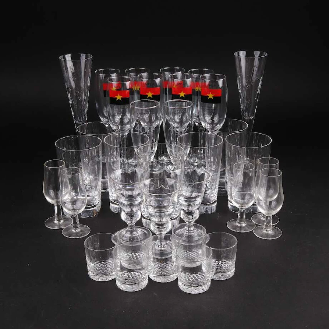 Glasservisdelar
