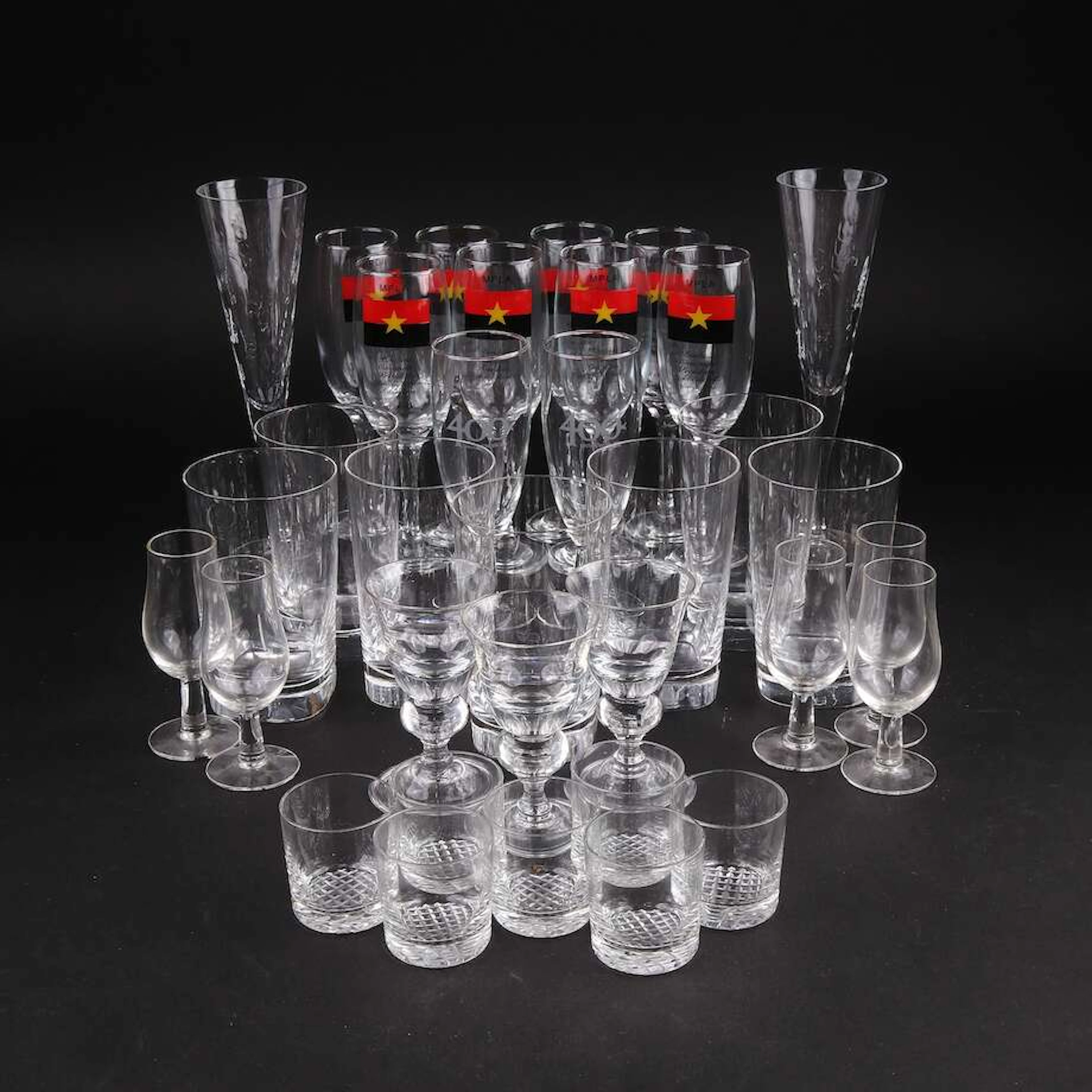 Glasservisdelar