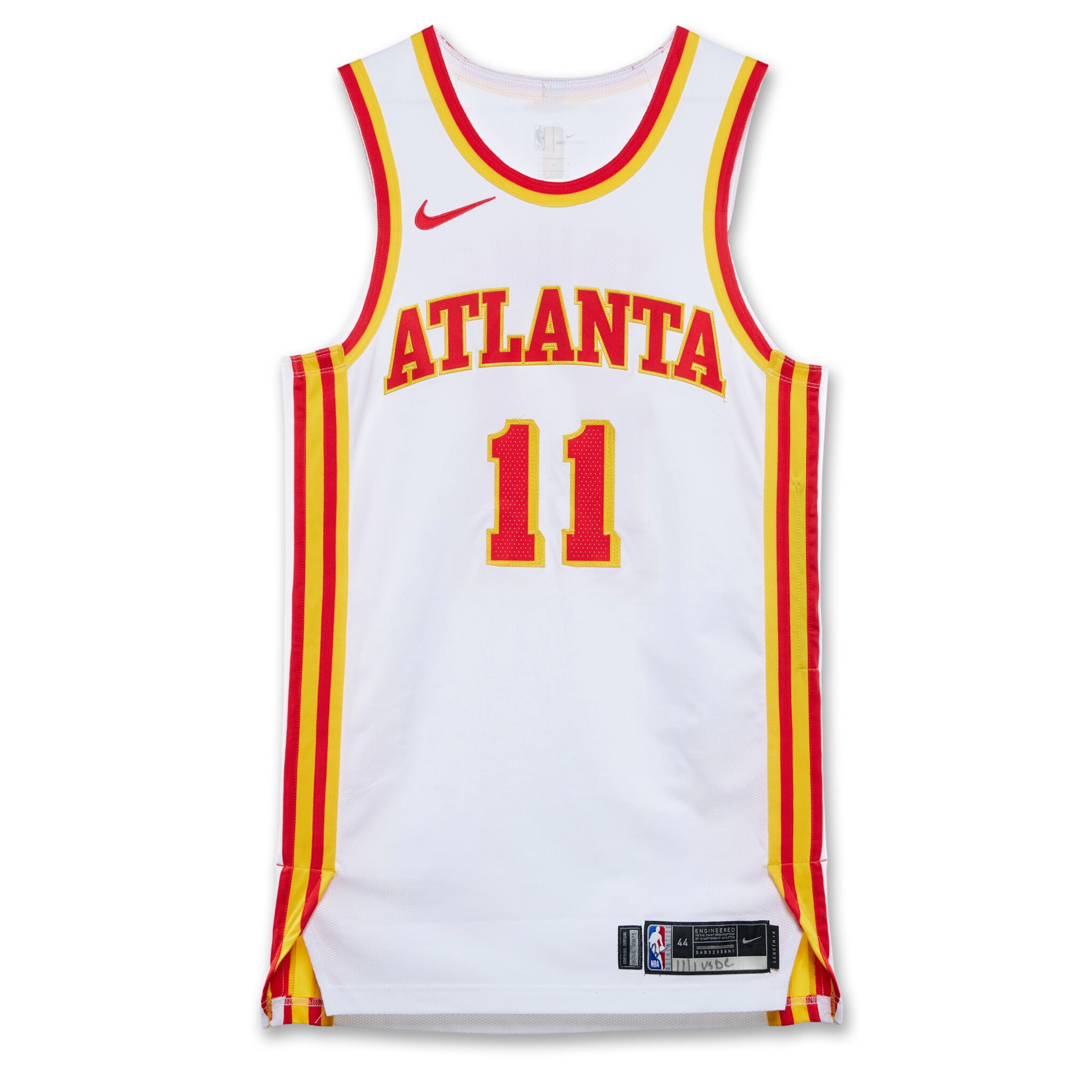 Trae Young Atlanta Hawks 2023-2024 Game Worn Association Edition Jersey
