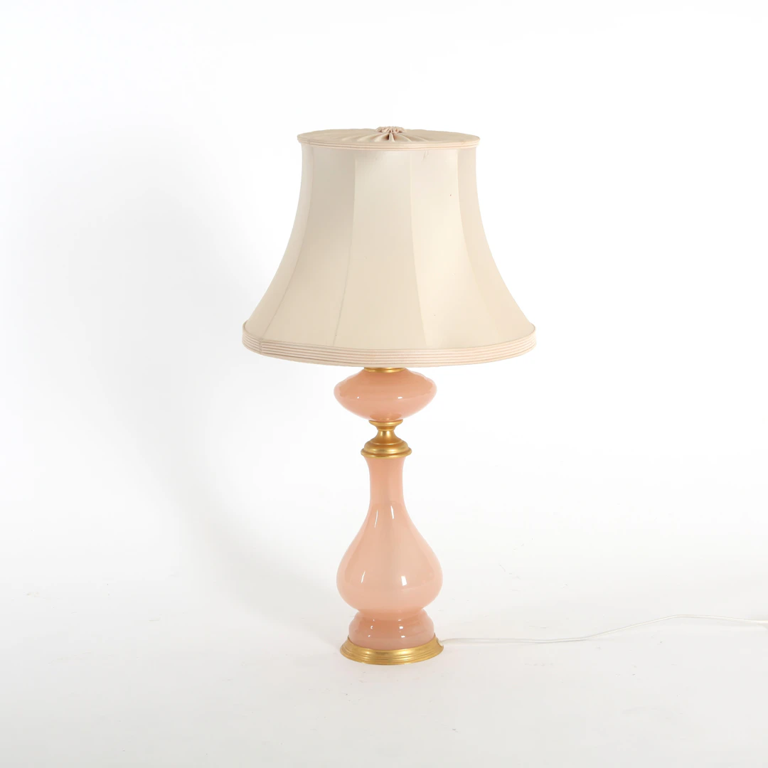 BORDSLAMPA, opalinglas, 1900-talets senare del.